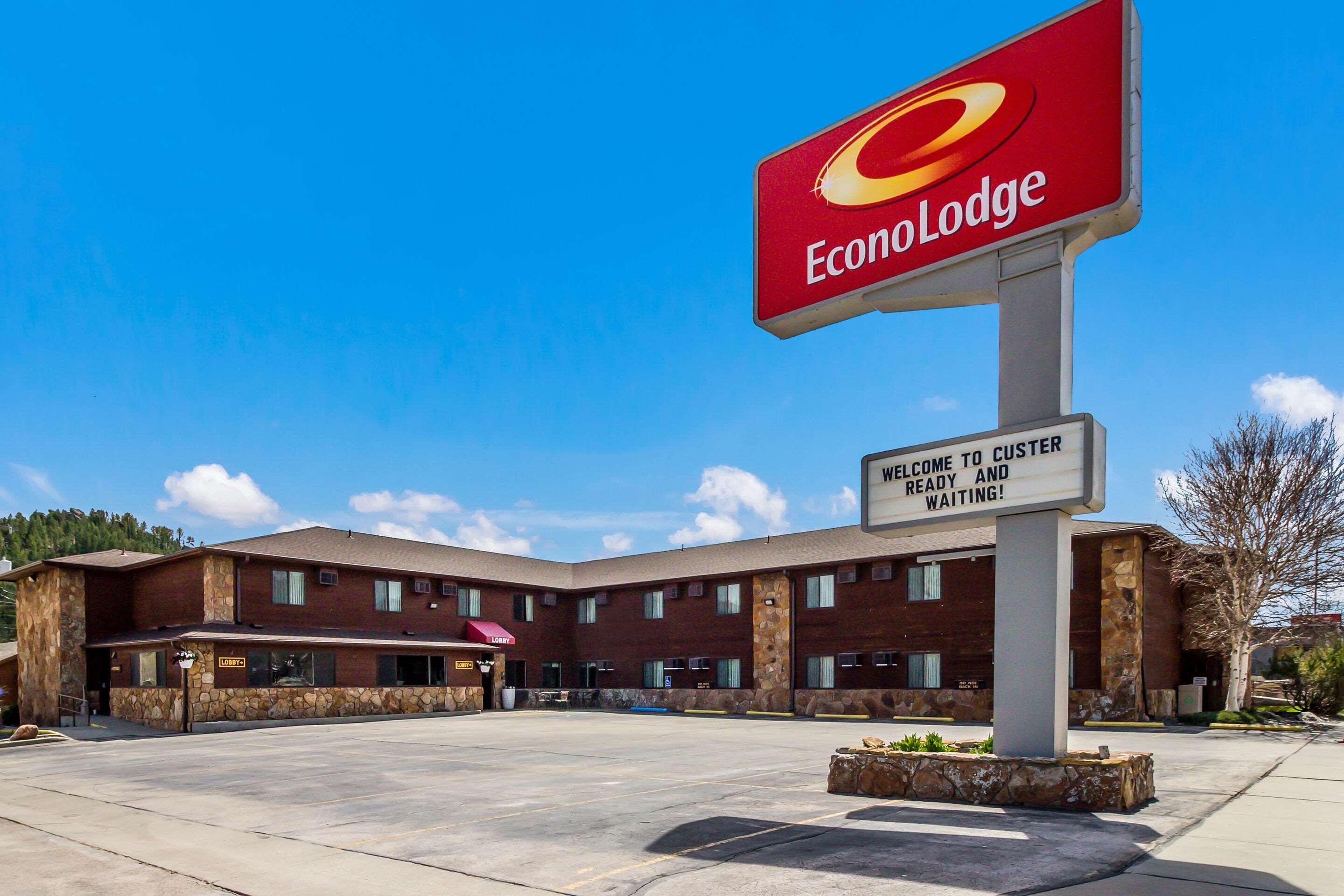 Econo Lodge, Downtown Custer Near Custer State Park And Mt Rushmore Exterior foto